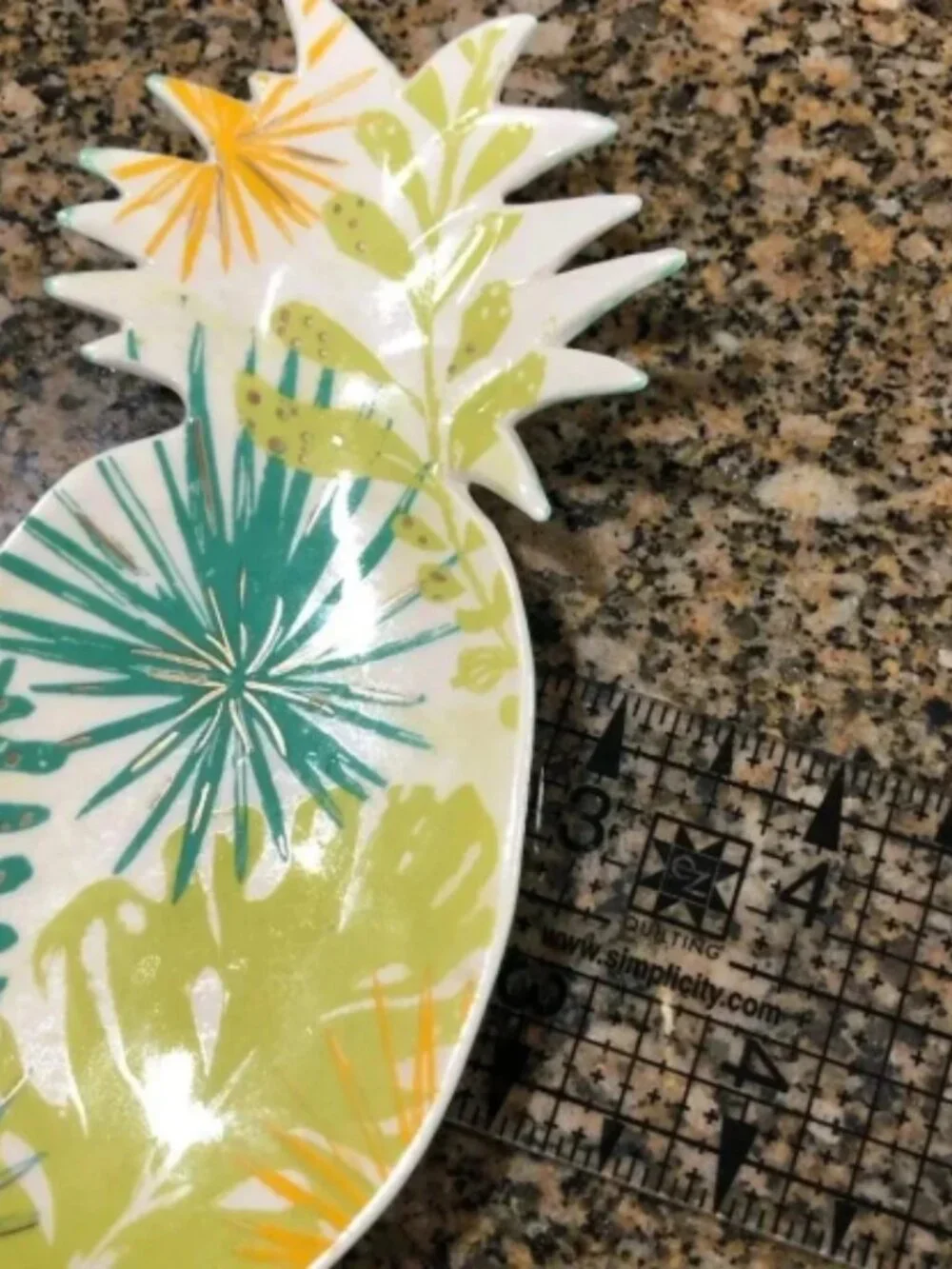 tropical Pineapple Trinket Dish